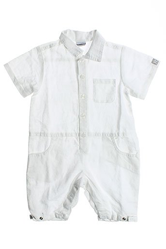 3 et pommes combi et shorts garcon de couleur blanc (photo) 3 et pommes combi et shorts garcon de couleur blanc (photo)