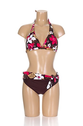 admas 2 et pieces femme de couleur marron (photo) admas 2 et pieces femme de couleur marron (photo)
