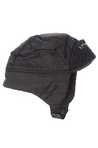 3 et pommes chapeaux et bonnets garcon de couleur noir (photo) 3 et pommes chapeaux et bonnets garcon de couleur noir (photo)