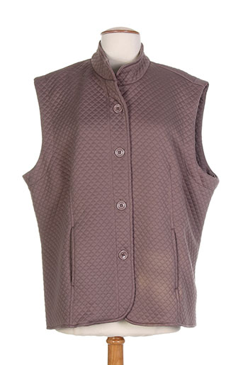 20 et 20 gilet femme de couleur marron (photo) 20 et 20 gilet femme de couleur marron (photo)