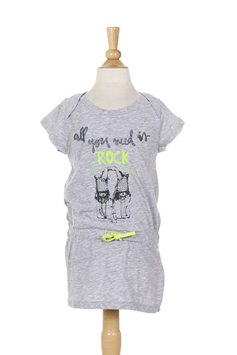 3 et pommes robes et courtes fille de couleur gris (photo) 3 et pommes robes et courtes fille de couleur gris (photo)